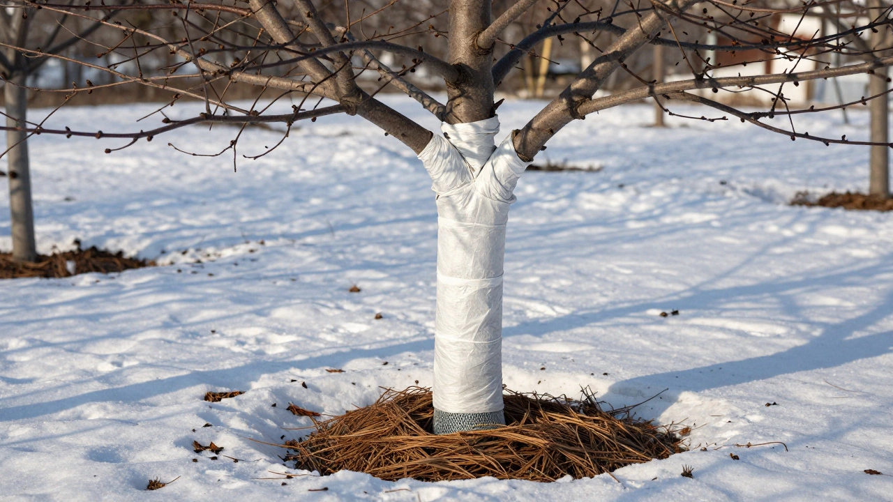 Чем лучше укрывать деревья на зиму: проверенные способы и ошибки, которых стоит избегать