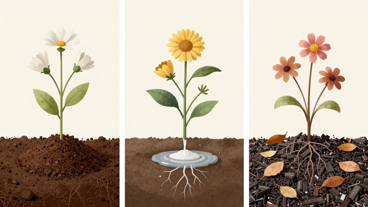 Сезонный цикл подкормки цветов: весна, лето, осень — компост, жидкость, зола