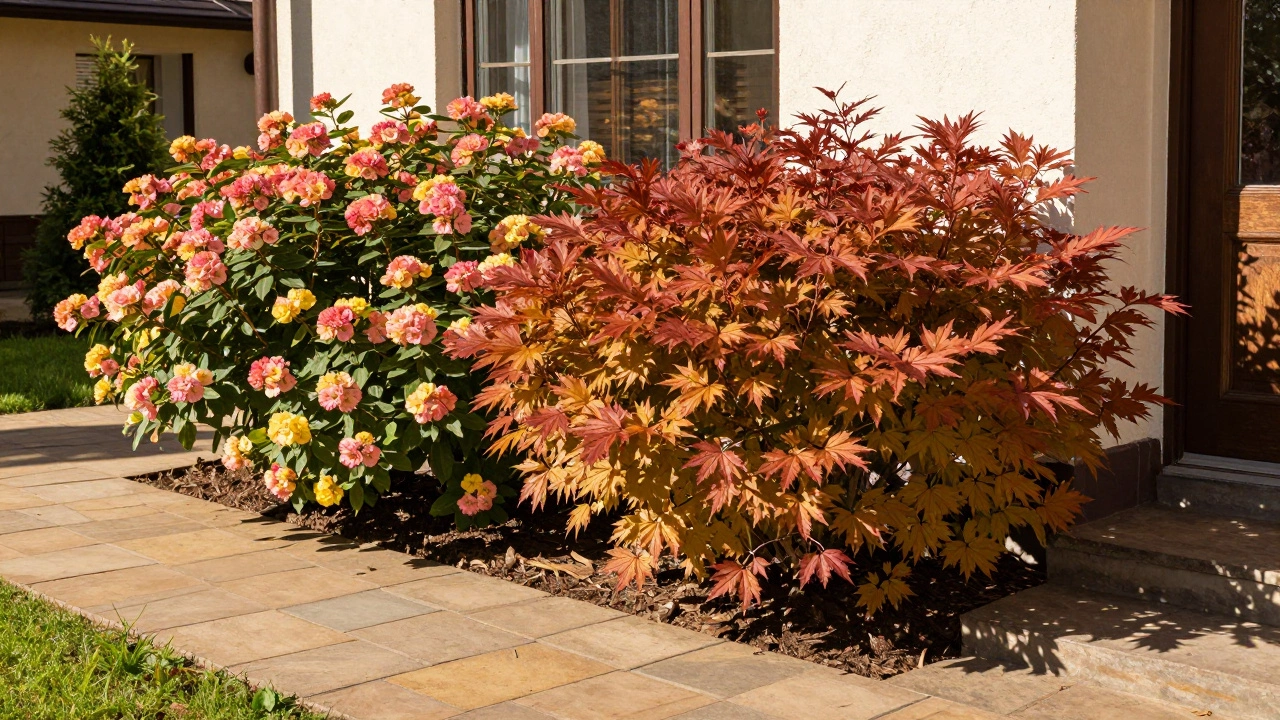 Что посадить перед домом на солнечной стороне: лучшие кустарники для яркого солнца