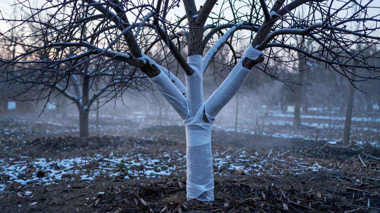 Чем обмотать деревья на зиму: лучшие материалы и способы защиты от морозов